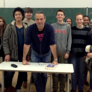 Der Schriftsteller Boris Hillen zu Gast in der AG "Literarisches Schreiben"